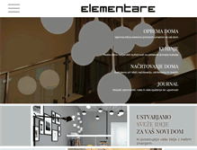 Tablet Screenshot of elementare.si